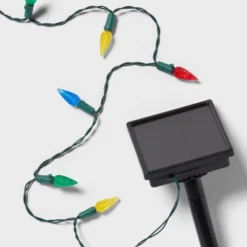 50ct Solar LED Faceted Christmas Indoor Outdoor String Lights With Green Wire - Wondershop™ -Christmas Lights GUEST 88f8c51e c2b6 42f8 b56c f28a40bbcf22