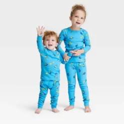 Toddler Hanukkah Matching Family Pajama Set - Wondershop™ Blue -Christmas Lights GUEST 89bbf959 9911 48ad a87e d2f60231af67