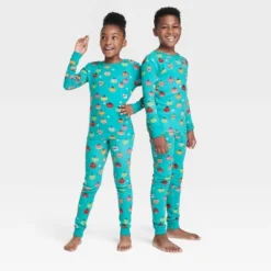 Kids' Feliz Navidad Matching Family Pajama Set - Wondershop™ With Dia Pacheco Blue -Christmas Lights GUEST 8decffbd d331 4a4a 913b d26fc36f4e04