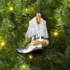 Christmas Glass Cowboy Boot Ornament - Wondershop™