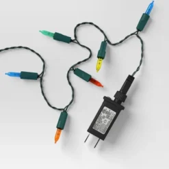 50ct LED Battery Operated Hybrid Miniature String Lights With Green Wire - Wondershop™ -Christmas Lights GUEST 9f2360c5 bb1e 470e a523 dc639c079e10