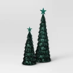 2pk Christmas 18" And 12" Tinsel Trees - Wondershop™ 6 2pk Christmas 18" And 12" Tinsel Trees - Wondershop™ -Christmas Lights GUEST 9f2fd553 c8e3 4af8 9db7 efd38bb6d889