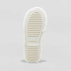 Women's Holiday Santa Happy Face Scuff Slippers - Wondershop™ Cream -Christmas Lights GUEST a3b8cde8 b0c7 467c b366 30d3d2299aed