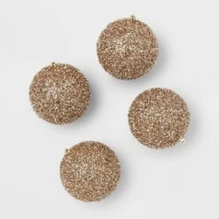 9pc Tinsel Ball Christmas Tree Ornament Set - Wondershop™ -Christmas Lights GUEST a7faecaf 8843 402f b4dc 129f98125bd3