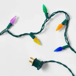 150ct LED C6 Faceted Christmas String Lights Spool Multicolor With Green Wire - Wondershop™ -Christmas Lights GUEST a82d0b66 8c3e 4fca 812d a3a2256724ee