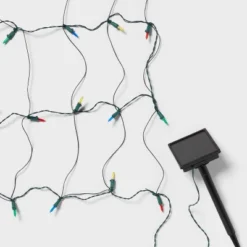 3'x4' 50ct Solar LED Christmas Net Lights With Green Wire - Wondershop™ -Christmas Lights GUEST a84aa275 7559 401f be39 662c125dbb5b