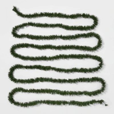 40' Pre-Lit Artificial Pine Christmas Garland Clear Lights - Wondershop™ 3 40' Pre-Lit Artificial Pine Christmas Garland Clear Lights - Wondershop™ - Image 3