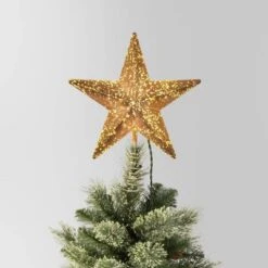 10" Pre-lit Faux Mercury Star Christmas Tree Topper - Wondershop™ -Christmas Lights GUEST adbc3b87 0252 4eb7 82bf dad016cfb7c7