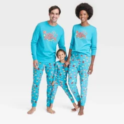 Toddler Feliz Navidad Matching Family Pajama Set - Wondershop™ With Dia Pacheco Blue -Christmas Lights GUEST b1030d61 f317 4d41 ae1a c600e7f58759 3