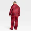 Men's Buffalo Check Flannel Matching Family Pajama Set - Wondershop™ Red