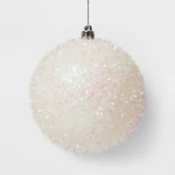Tinsel Ball Christmas Tree Ornament - Wondershop™ -Christmas Lights GUEST bc1b0923 f9a8 45bb 8e8a 3aee3193c996
