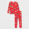 Toddler Holiday City Matching Family Pajama Set - Wondershop™ With Frances Marina Smith Red