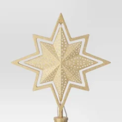 Christmas Lit Auto Rotating Star 8 Point Gold Tree Topper - Wondershop™ 5 Christmas Lit Auto Rotating Star 8 Point Gold Tree Topper - Wondershop™ -Christmas Lights GUEST bfd87db7 5b2e 4192 9a46 fce35949323a