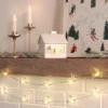 20ct LED Battery Operated Deer Christmas Novelty String Lights Warm White Clear Wire - Wondershop™