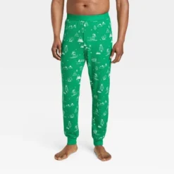 Men's Ski Scene Matching Family Thermal Pajama Pants - Wondershop™ Green -Christmas Lights GUEST c2d73dbe 5eaf 4cbe a8e6 f6107602329a