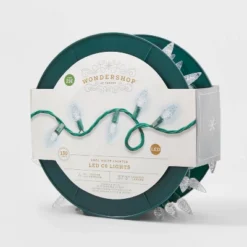 150ct LED C6 Faceted Christmas String Lights Spool With Green Wire - Wondershop™ -Christmas Lights GUEST c3145ba6 931d 4e1f bc5b a4075eb3042b