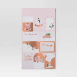 50ct Christmas Peel And Stick Gift Tags Blush/White - Wondershop™ -Christmas Lights GUEST c75e8274 d243 44ce bbdf e0c87af021e5