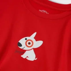 Kids' Bullseye Matching Family Pajama T-shirt - Wondershop™ Red -Christmas Lights GUEST cbec199b cb9e 401e 8b36 f60e5ba41f81