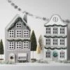 Christmas Lit Mantle House White - Wondershop™