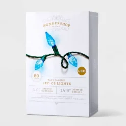 60ct LED C6 Faceted Christmas String Lights With Green Wire - Wondershop™ -Christmas Lights GUEST d638dcbd 958b 495b ba11 fdd6aa4e7d3f