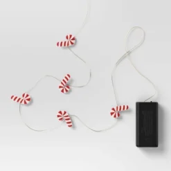 20ct LED Battery Operated Christmas Candy Cane Dew Drop Lights Warm White With Silver Wire - Wondershop™ -Christmas Lights GUEST d8a4eed2 ffc8 42a3 b166 65078471bd53