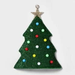 14.25" Battery Operated LED Tinsel Fabric Christmas Tree Novelty Light - Wondershop™ -Christmas Lights GUEST dabc79ab eb9f 42d7 b97e 75c2bccbfe59