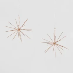 2pk 12" Battery Operated Twinkling LED Starburst Christmas Novelty Silhouette Light Warm White Lights - Wondershop™ -Christmas Lights GUEST dae09201 fe92 4f47 9a18 2e508539c1a5