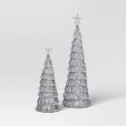 2pk Christmas 18" And 12" Tinsel Trees - Wondershop™ 7 2pk Christmas 18" And 12" Tinsel Trees - Wondershop™ -Christmas Lights GUEST dbfd5e77 23ae 4173 96dd 8cba05960e13