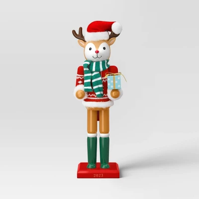 Winter Deer Nutcracker Figure - Wondershop™ 3 Winter Deer Nutcracker Figure - Wondershop™ - Image 3