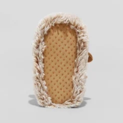 Baby Holiday Red Nose Rudolf Bootie Slippers - Wondershop™ Brown -Christmas Lights GUEST e00e9b41 6474 4efa bc7d b12a353aef7a