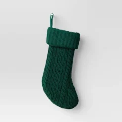 20" Cable Knit Christmas Stocking - Wondershop™ -Christmas Lights GUEST e0721aad 71a0 4fb2 9da6 d61357cb3076