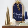 'Noche De Paz' With Metal Star And Bells Christmas Wood Wall Décor - Wondershop™: Vertical Hang