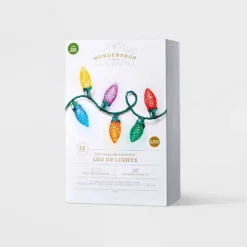 25ct LED C9 Faceted Christmas String Lights With Green Wire - Wondershop™ -Christmas Lights GUEST ec90a092 b08a 4c86 b818 00f59351f57a