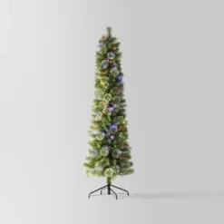 Pre-lit Slim Virginia Pine Artificial Christmas Tree Dual Color LED Lights - Wondershop™ -Christmas Lights GUEST ec9fb742 367f 44e3 9783 75c43ca32d06