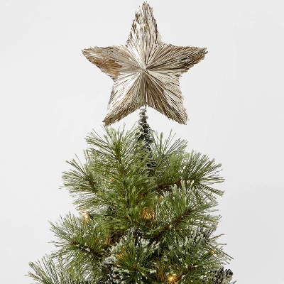 11" Tinsel Star Christmas Tree Topper - Wondershop 3 11" Tinsel Star Christmas Tree Topper - Wondershop - Image 3