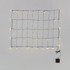 3'x4' 50ct Solar LED Christmas Net Lights With Green Wire - Wondershop™ -Christmas Lights GUEST f4e5ec41 5bc0 43ce 875d cc2b29901ab3
