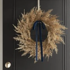 13.5" Metal Christmas Wreath Hanger Silver - Wondershop™