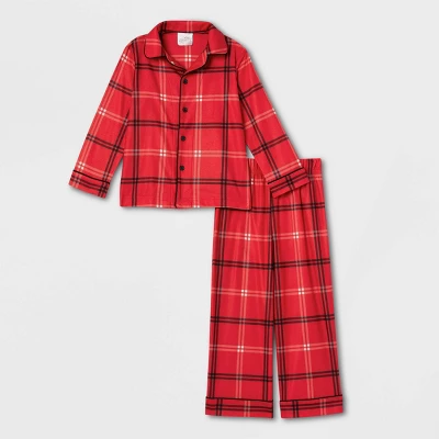 Toddler Plaid Matching Family Pajama Set - Wondershop™ Red 1 Toddler Plaid Matching Family Pajama Set - Wondershop™ Red