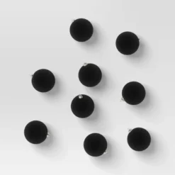 9ct 80mm Christmas Flocked Ball Ornament Set - Wondershop™ -Christmas Lights GUEST f74e5f94 b5e2 43fb 8249 7a2fe3728b85