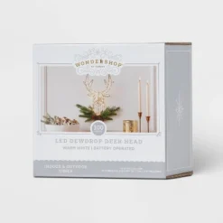 LED Dewdrop Deer Head With Faux Greenery Christmas Novelty Silhouette Light - Wondershop™ -Christmas Lights GUEST f7e291ba 3e1f 4d7c 8b02 bd99d5a05ee0