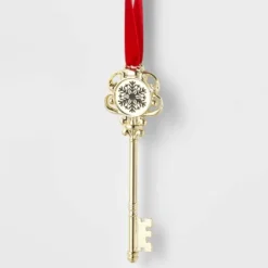 4" 'Santa's Magic Key' Christmas Tree Ornament Gold - Wondershop™ -Christmas Lights GUEST fb88fe1f 7e31 48e7 8104 a5dd80783aa4